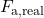 F_{\text{a,real}}