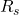 R_s